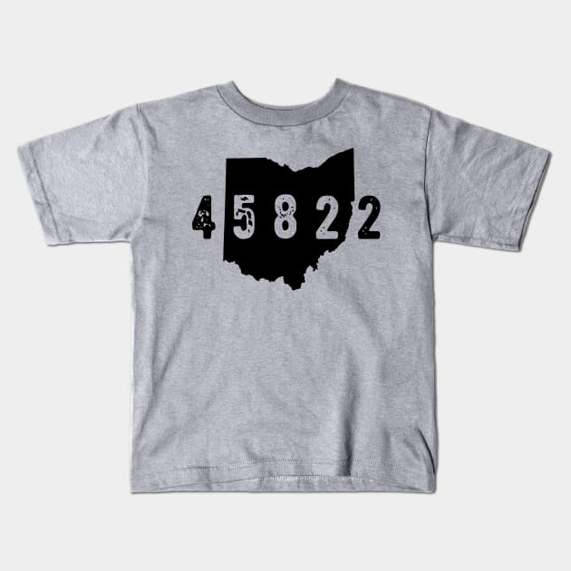 45822  zip code Celina Ohio Kids T-Shirt by OHYes